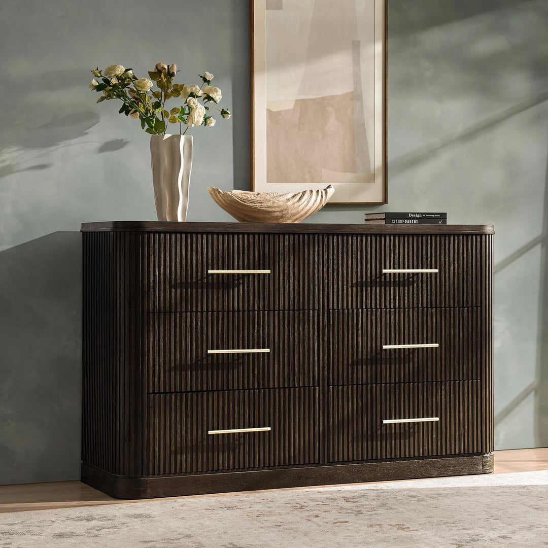 Moduline Wood 6 - Drawer Dresser - Exclusivia