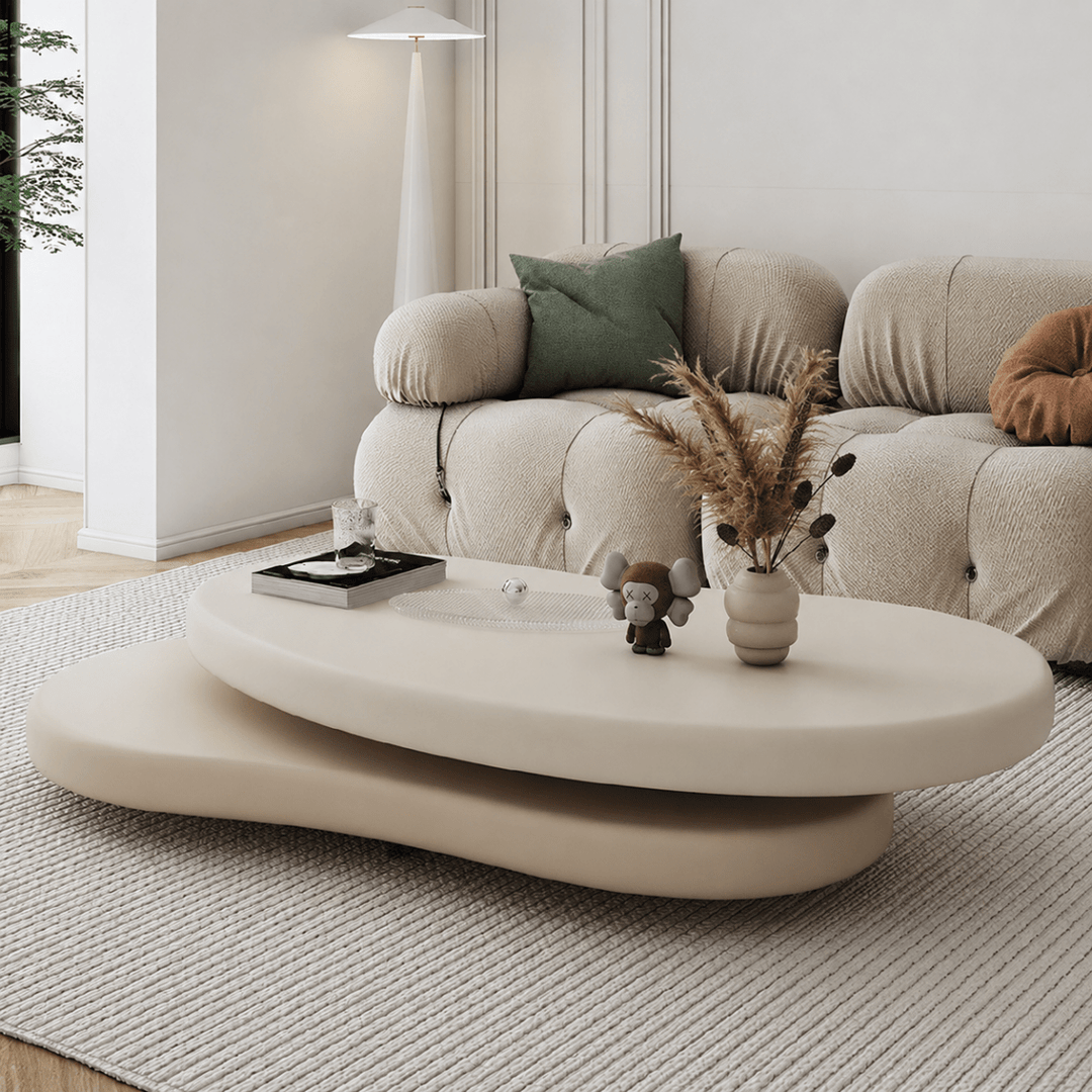 Moku Japandi Swivel Coffee Table - Exclusivia