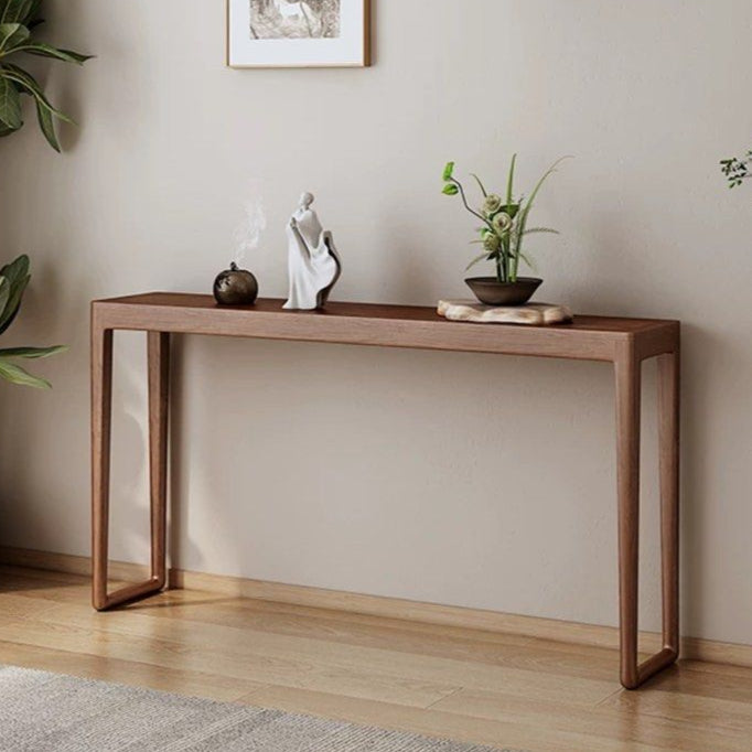 LUMEN Japandi Solid Wood Console Table
