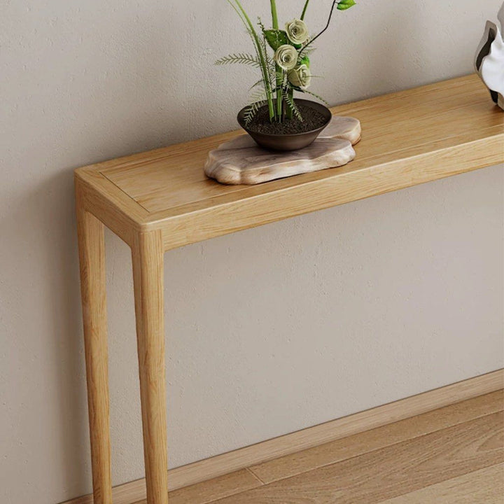 LUMEN Japandi Solid Wood Console Table