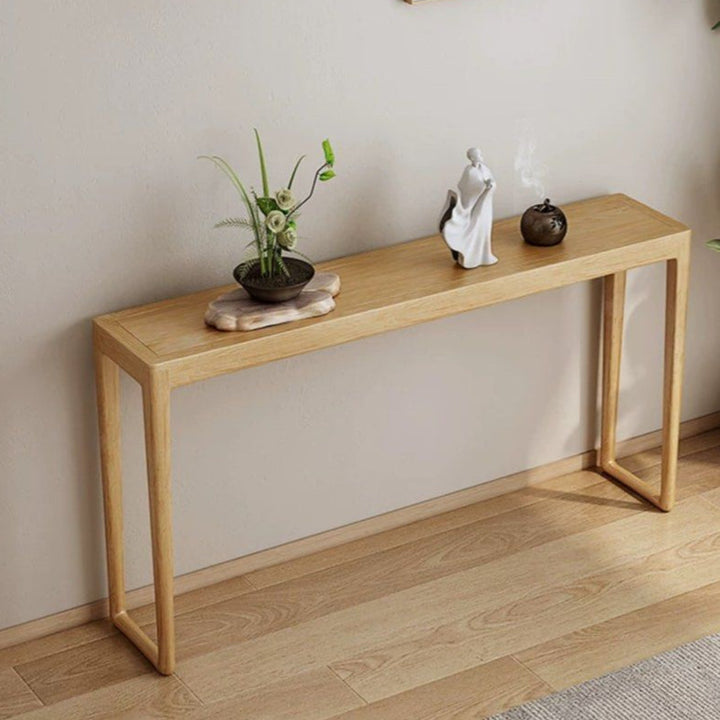 LUMEN Japandi Solid Wood Console Table