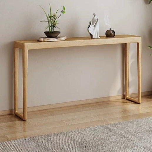 LUMEN Japandi Solid Wood Console Table