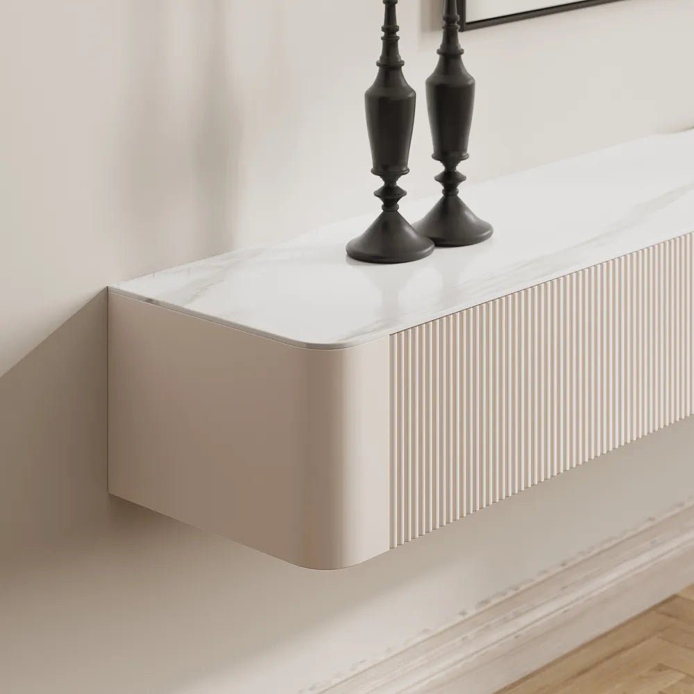 Montreux 180 cm Floating Stone Media Console - Exclusivia