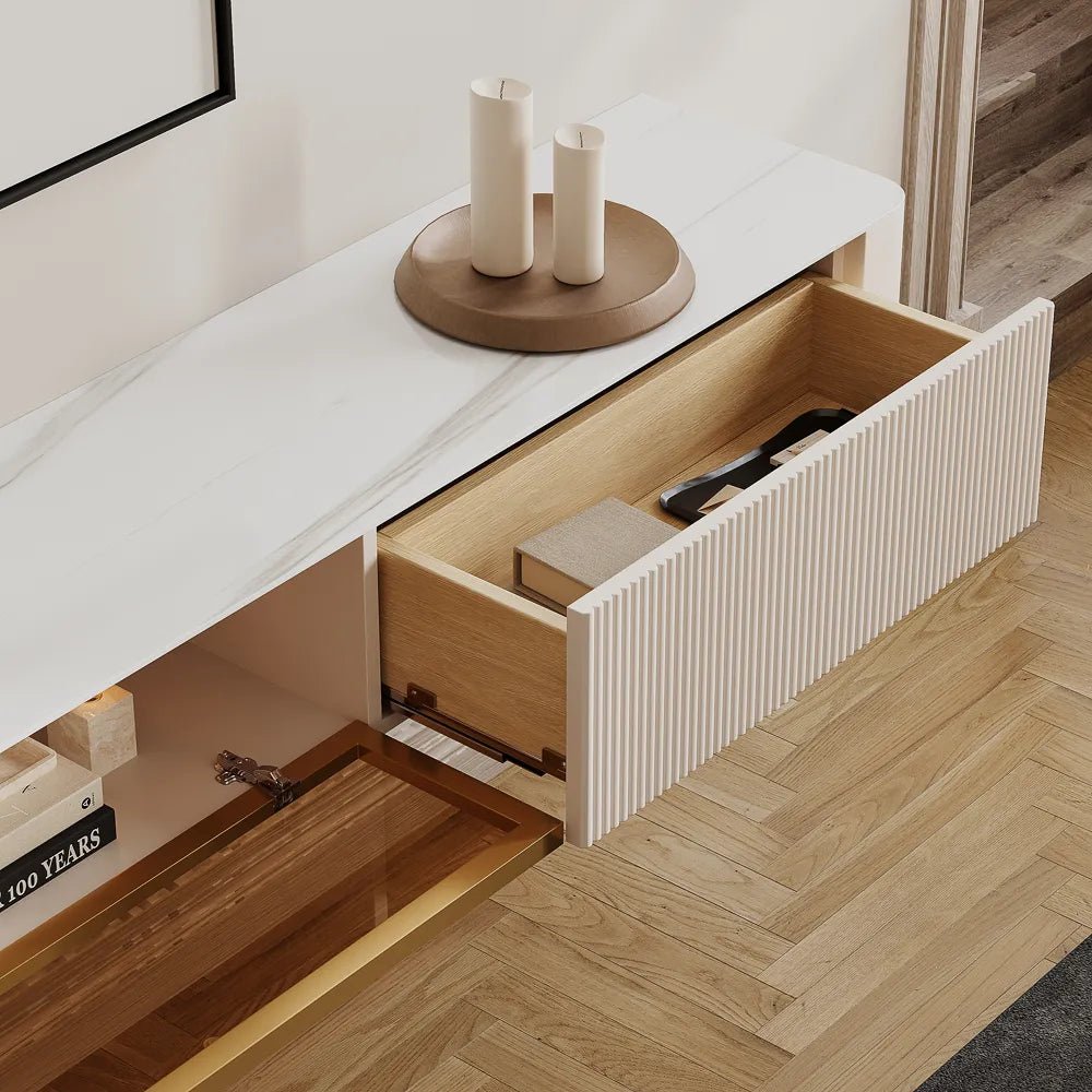 Montreux 180 cm Floating Stone Media Console - Exclusivia