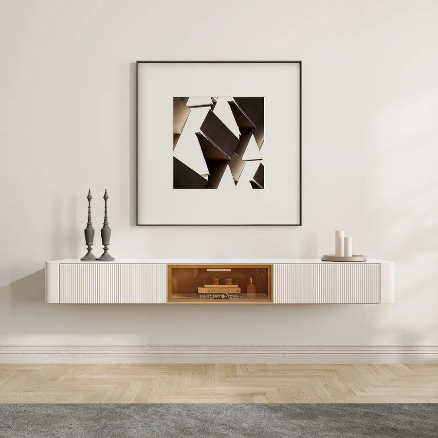 Montreux 180 cm Floating Stone Media Console - Exclusivia