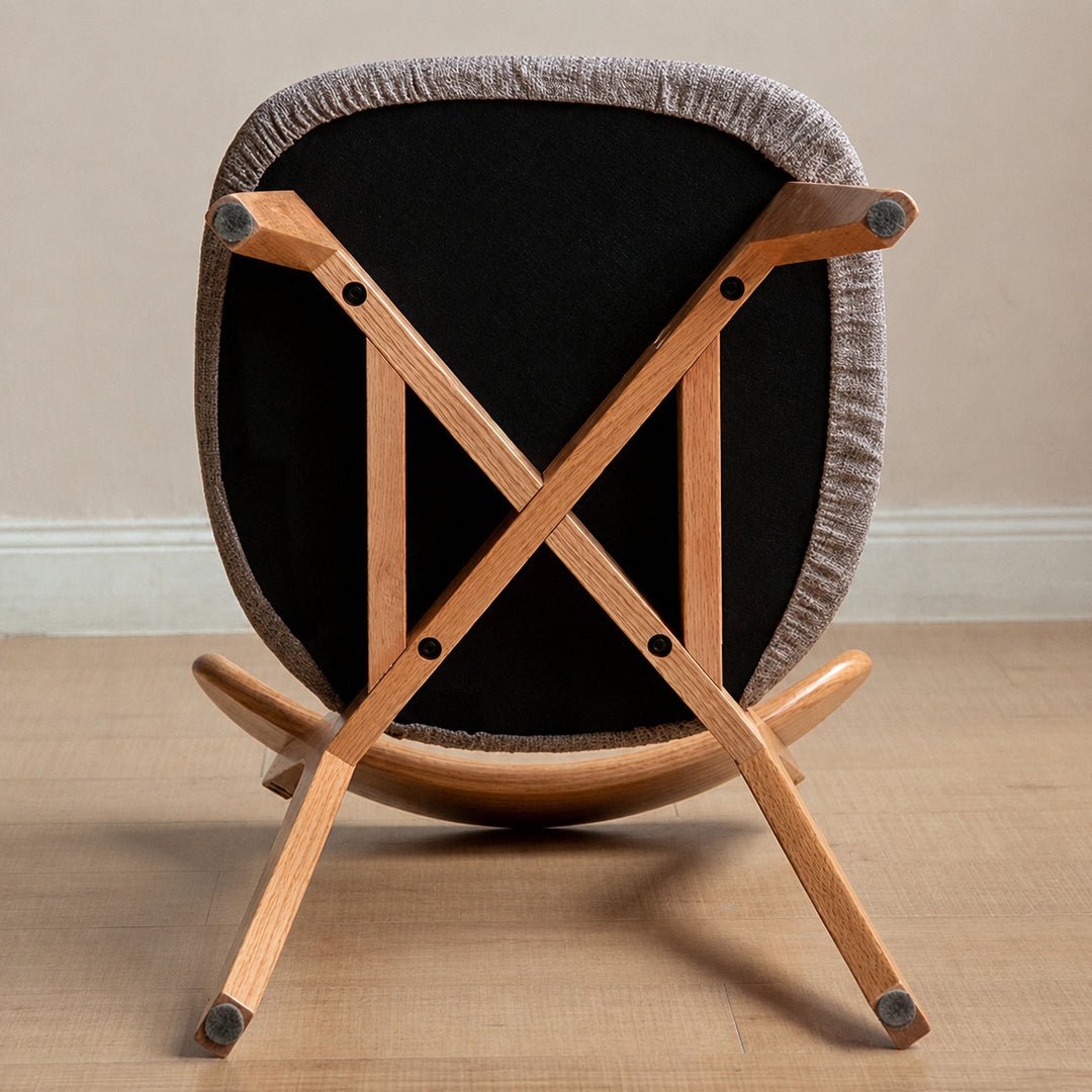 Mora Scandinavian Oak Wood Dining Chair - Exclusivia