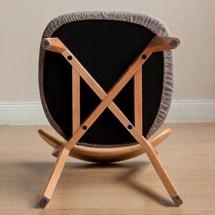 Mora Scandinavian Oak Wood Dining Chair - Exclusivia