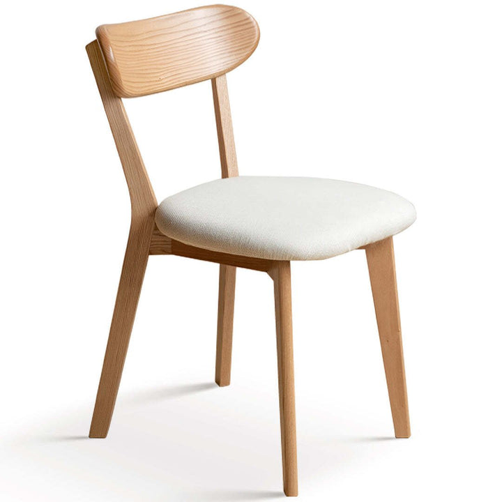 Mora Scandinavian Oak Wood Dining Chair - Exclusivia