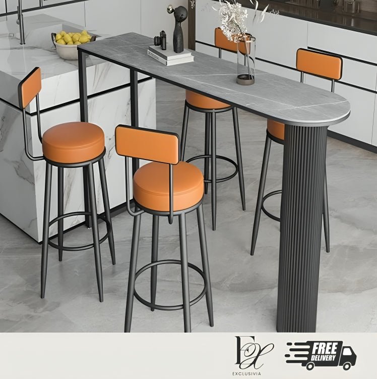 MORI Modern Sintered Stone Bar Table - Exclusivia