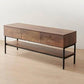 MORNA Industrial Solid Wood TV Console - Exclusivia