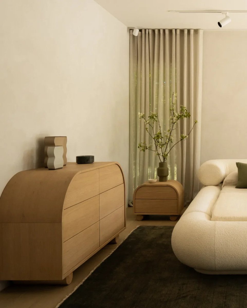 Mousen 6 Drawer Chest, 135 cm - Exclusivia