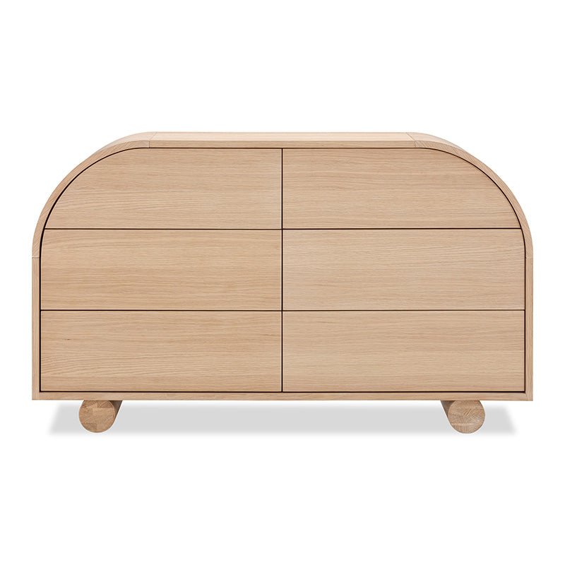 Mousen 6 Drawer Chest, 135 cm - Exclusivia