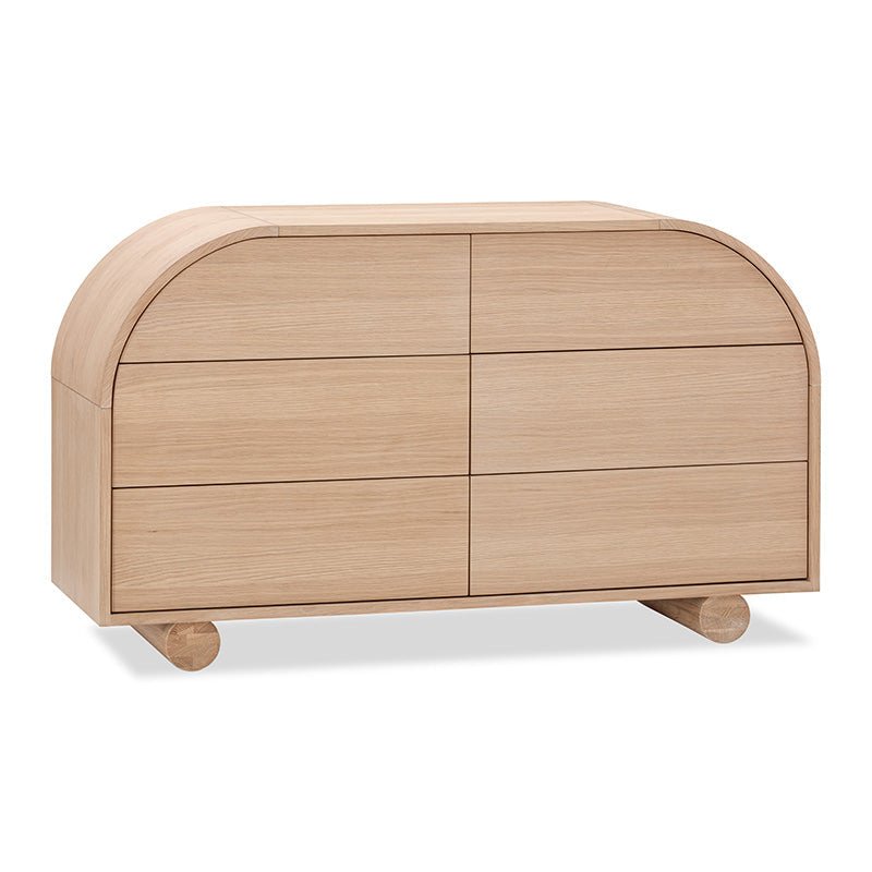 Mousen 6 Drawer Chest, 135 cm - Exclusivia