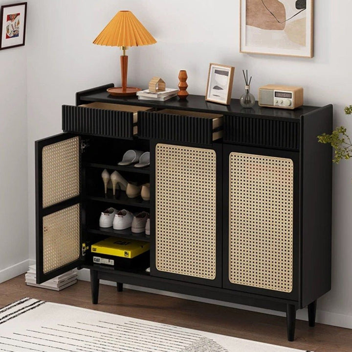 MURAIS Rattan Shoe Cabinet - Exclusivia