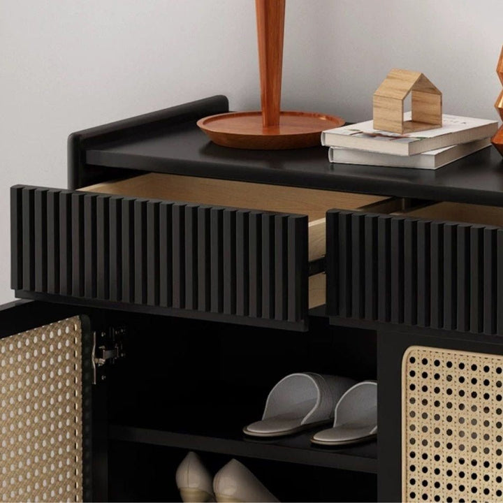 MURAIS Rattan Shoe Cabinet - Exclusivia
