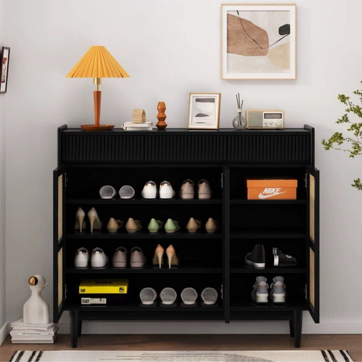 MURAIS Rattan Shoe Cabinet - Exclusivia