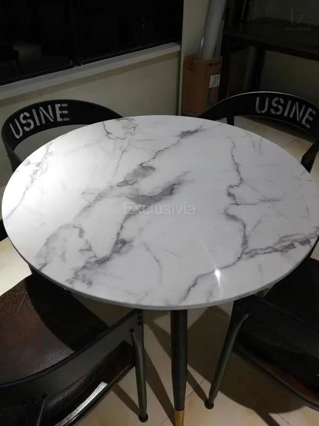 MYRA Contemporary Marble Dining Table - Exclusivia