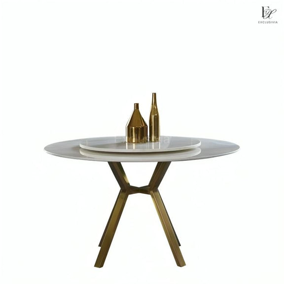 MYRA Contemporary Marble Dining Table - Exclusivia