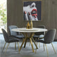 MYRA Contemporary Marble Dining Table - Exclusivia