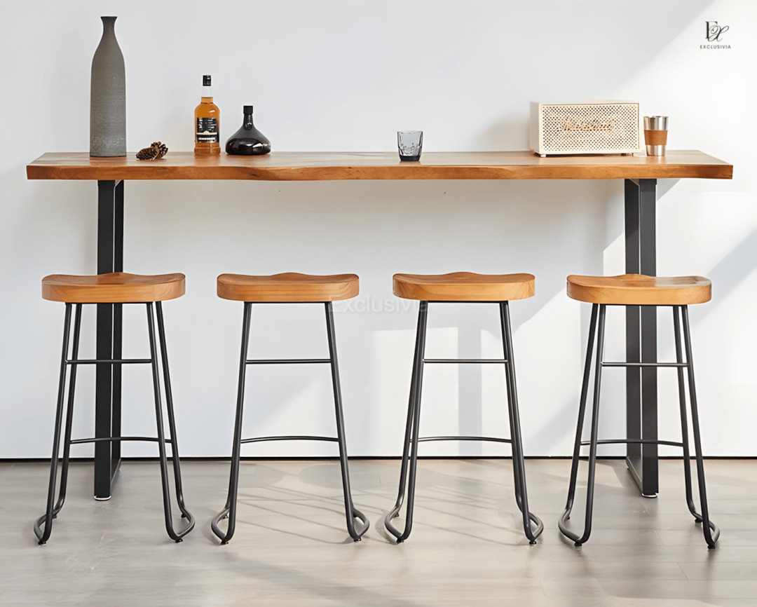 NATHAN Bar Table Chair Wood - Exclusivia