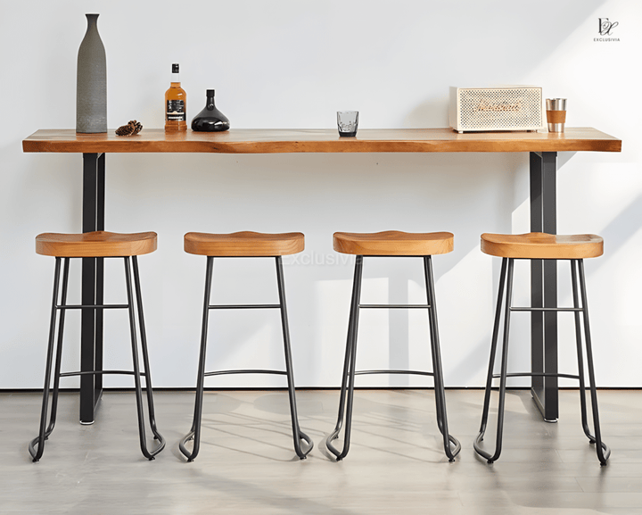 NATHAN Bar Table Chair Wood - Exclusivia