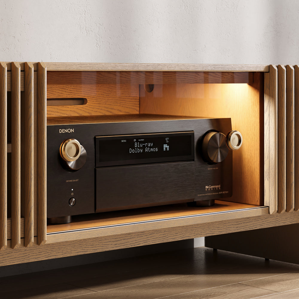 Valmere Mid-Century Fluted Media Console