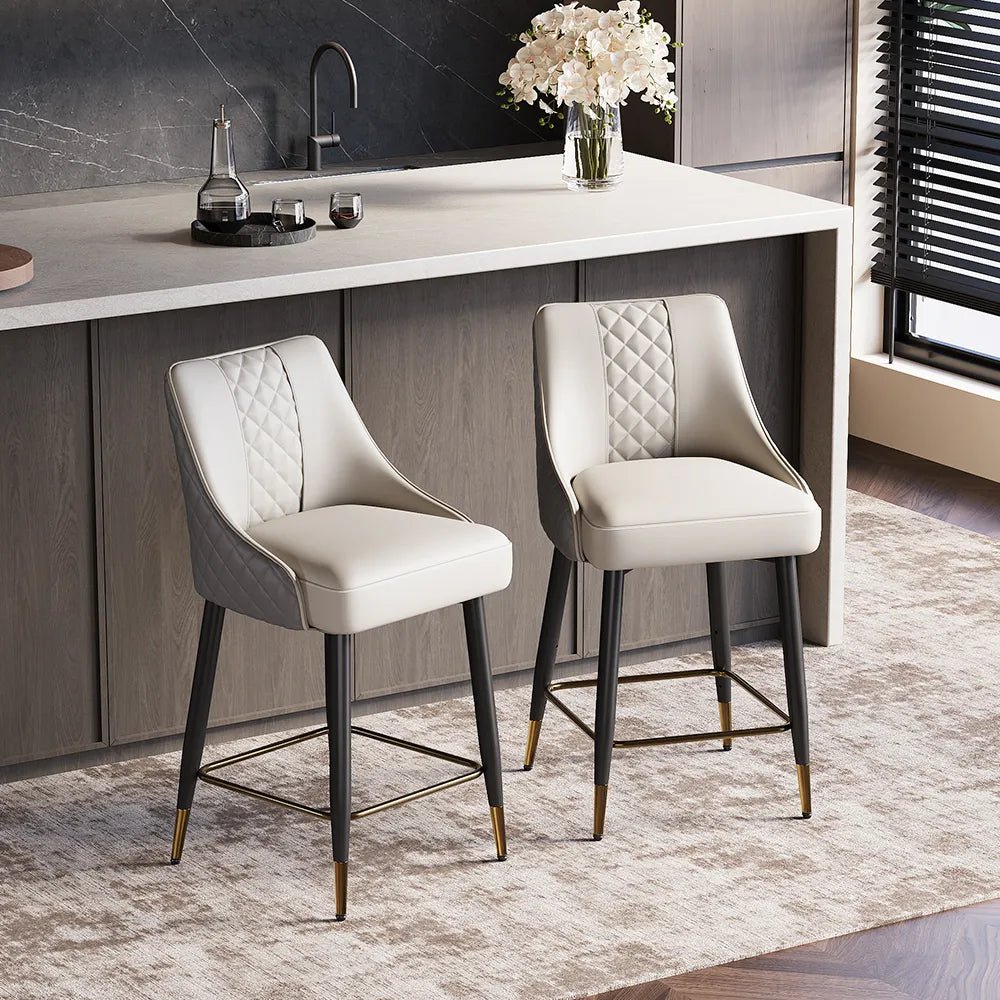 Nerida 61 cm Modern Counter Stools — Set of 2 - Exclusivia