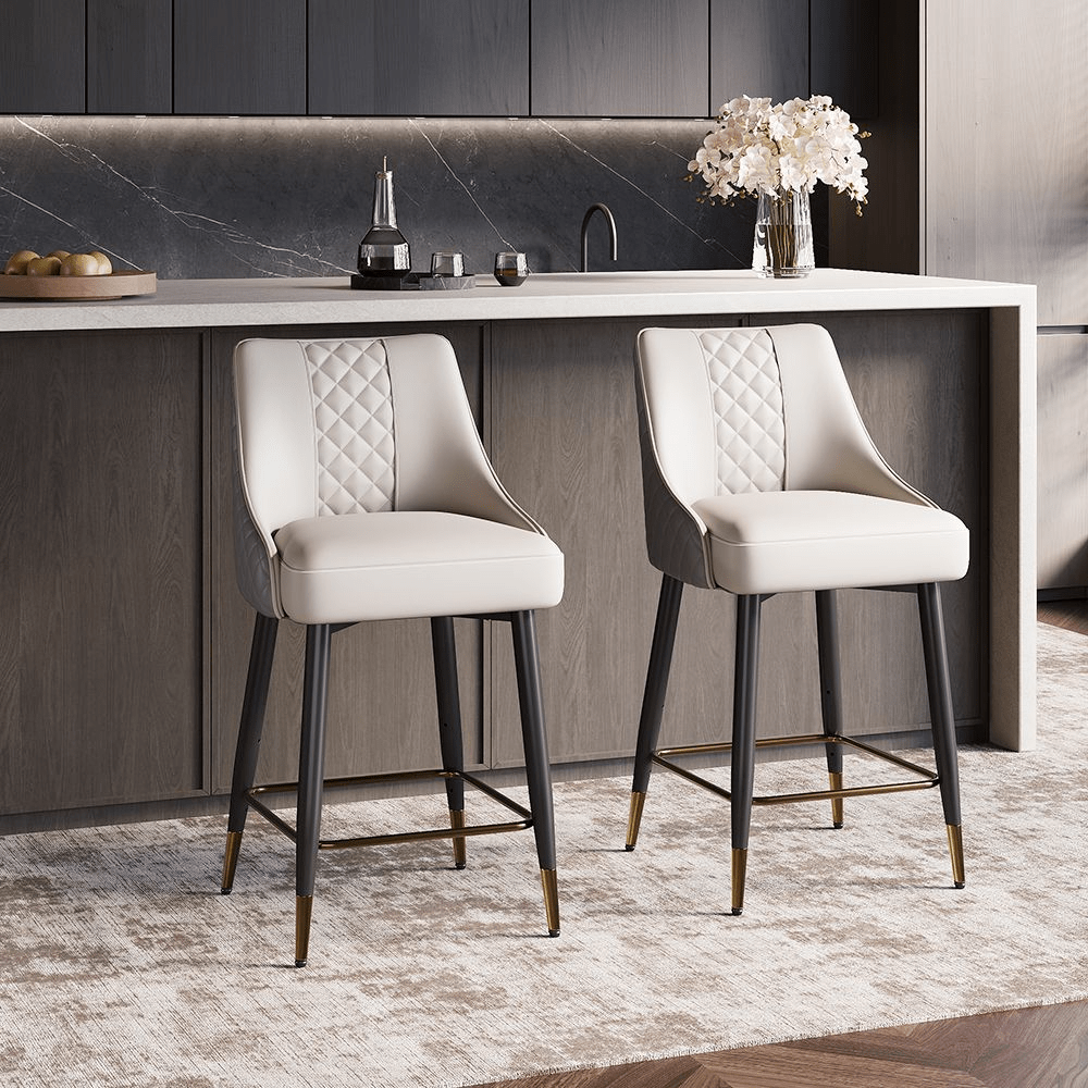Nerida 61 cm Modern Counter Stools — Set of 2 - Exclusivia