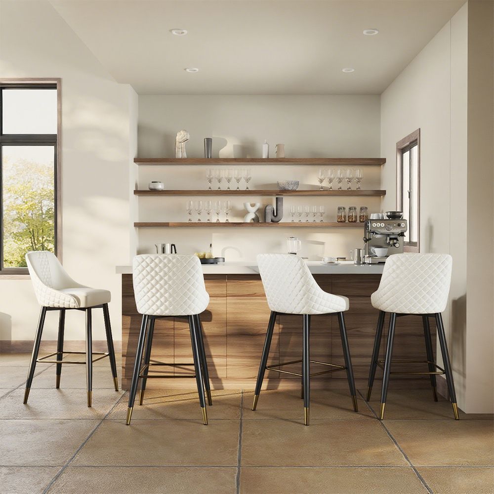 Nerida 61 cm Modern Counter Stools — Set of 2 - Exclusivia