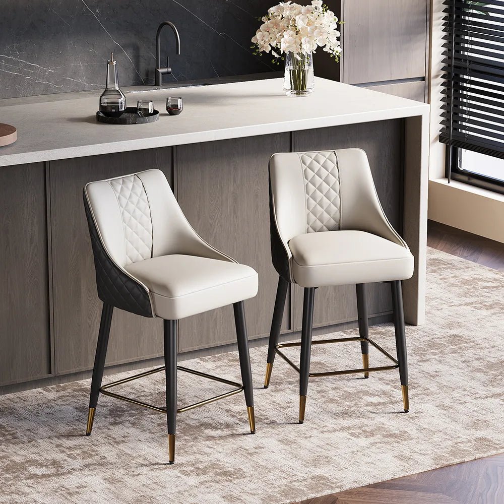 Nerida 61 cm Modern Counter Stools — Set of 2 - Exclusivia