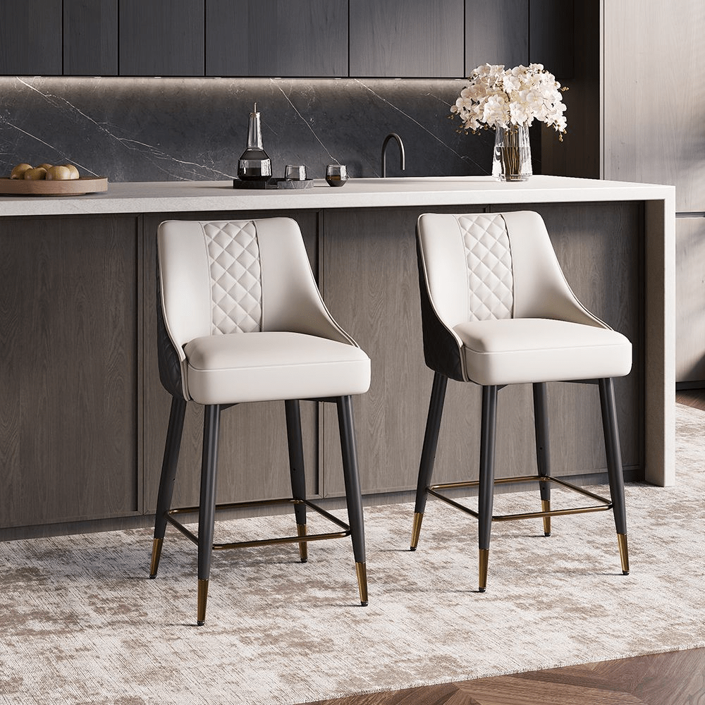 Nerida 61 cm Modern Counter Stools — Set of 2 - Exclusivia