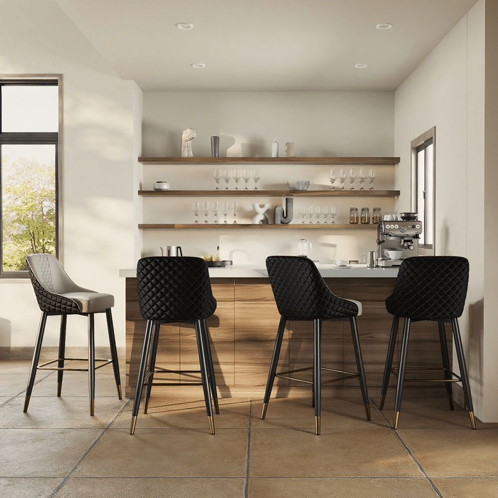 Nerida 61 cm Modern Counter Stools — Set of 2 - Exclusivia