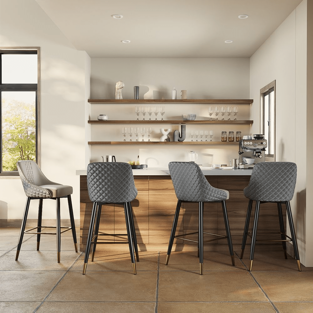 Nerida 61 cm Modern Counter Stools — Set of 2 - Exclusivia