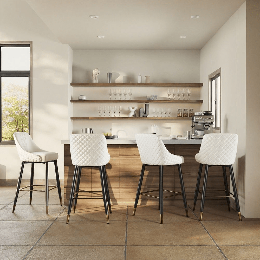 Nerida 61 cm Modern Counter Stools — Set of 2 - Exclusivia