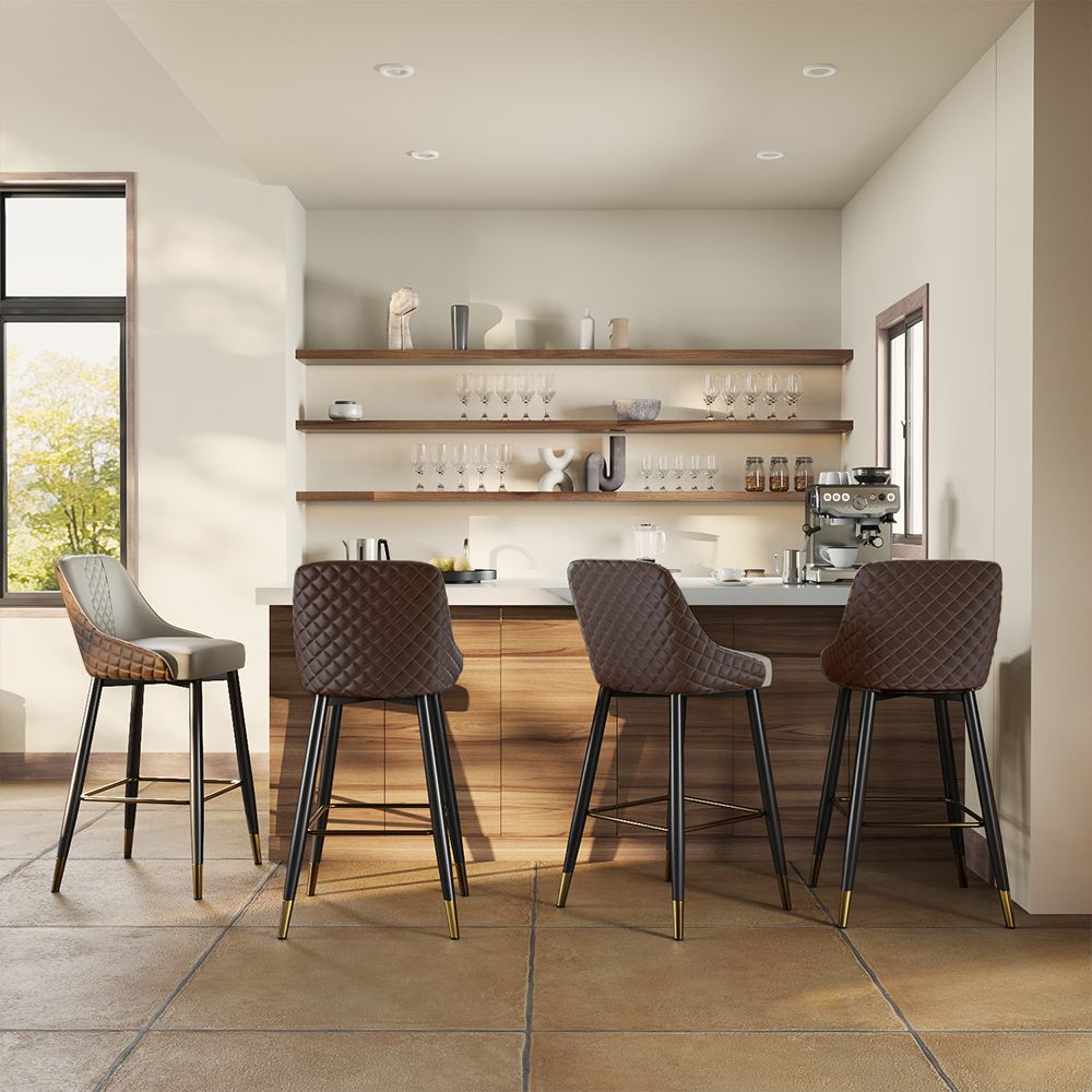 Nerida 61 cm Modern Counter Stools — Set of 2 - Exclusivia
