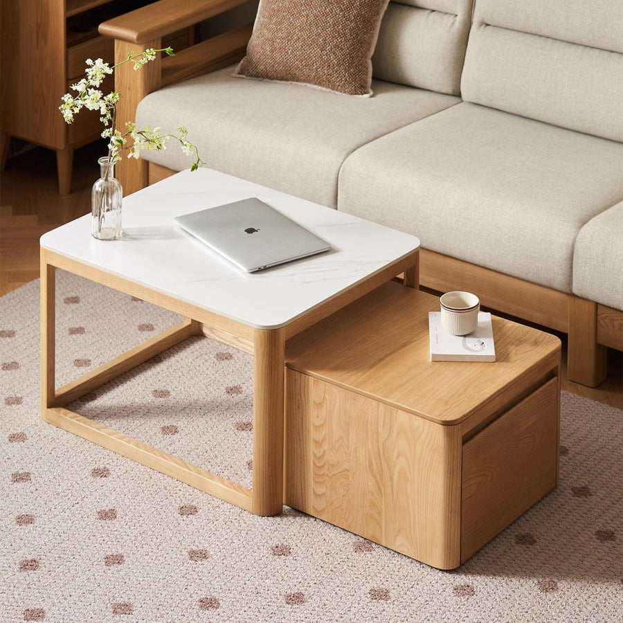 Nero Sintered Stone Coffee Table Set - Exclusivia