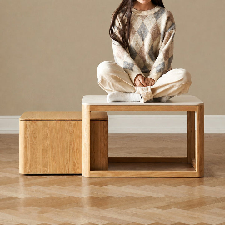 Nero Sintered Stone Coffee Table Set - Exclusivia