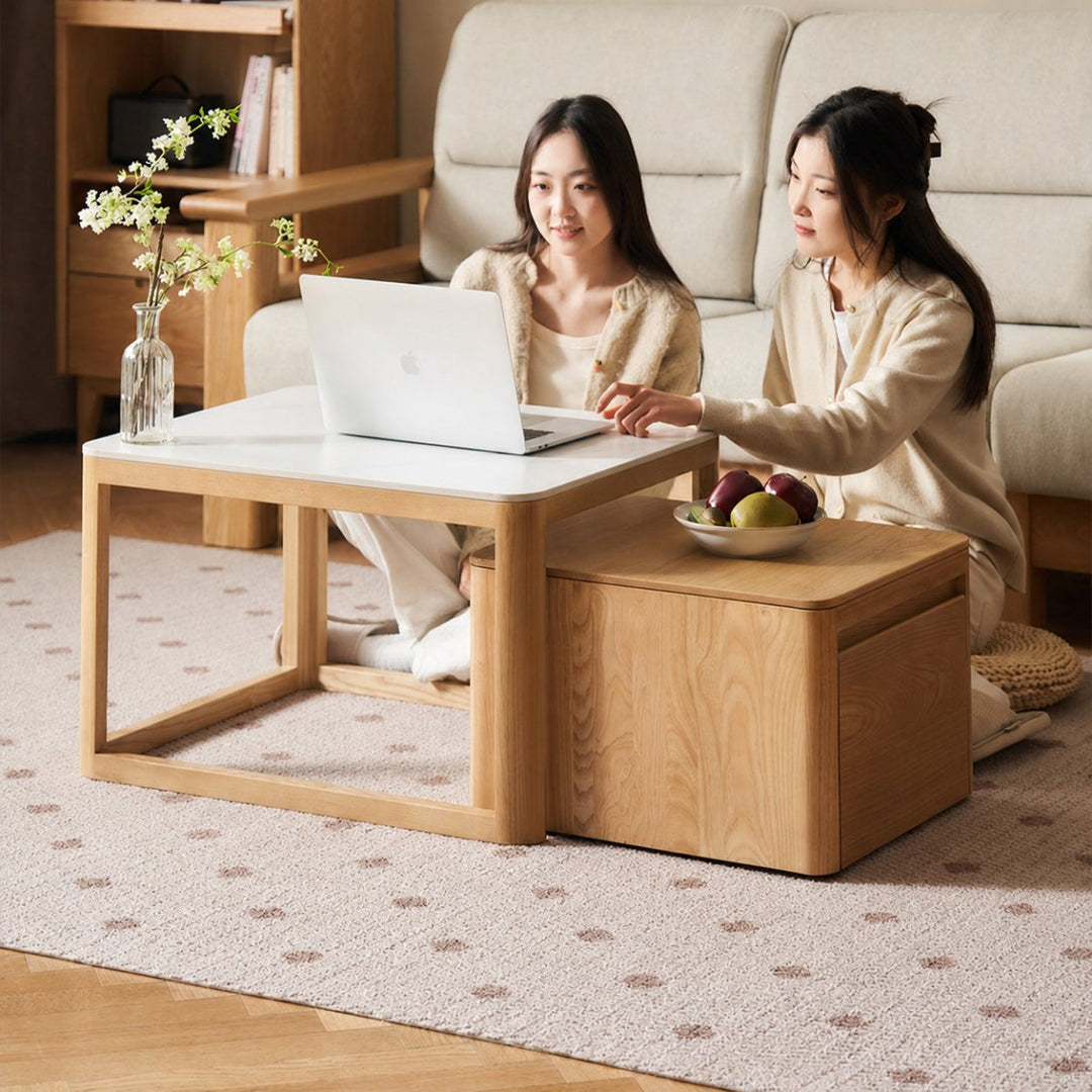 Nero Sintered Stone Coffee Table Set - Exclusivia