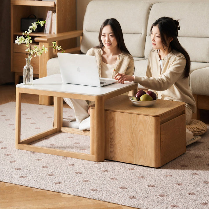Nero Sintered Stone Coffee Table Set - Exclusivia