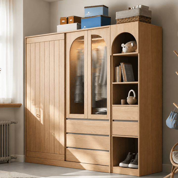 Neta Japandi Cabinet Wardrobe - Exclusivia