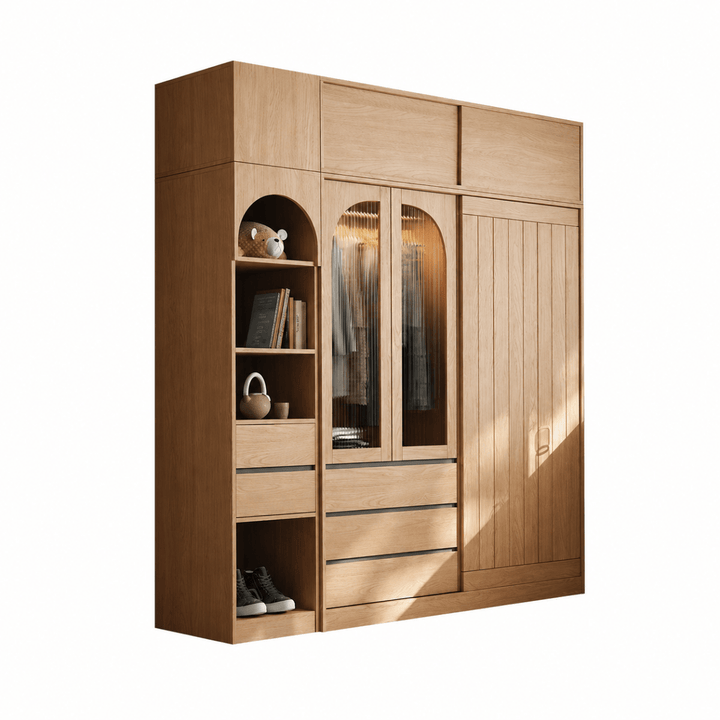 Neta Japandi Cabinet Wardrobe - Exclusivia