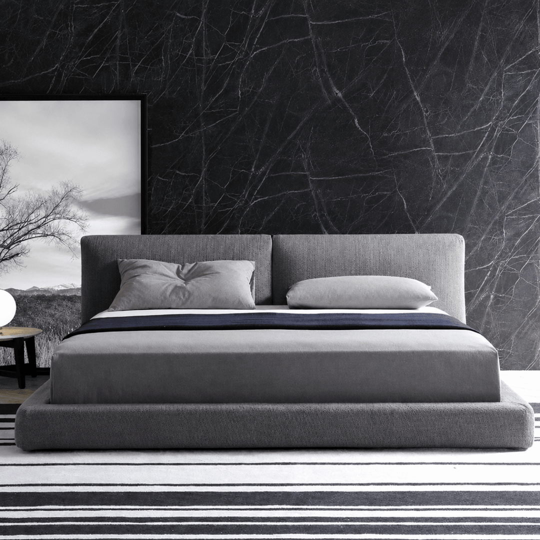 Niels Fabric Platform Bedframe - Exclusivia