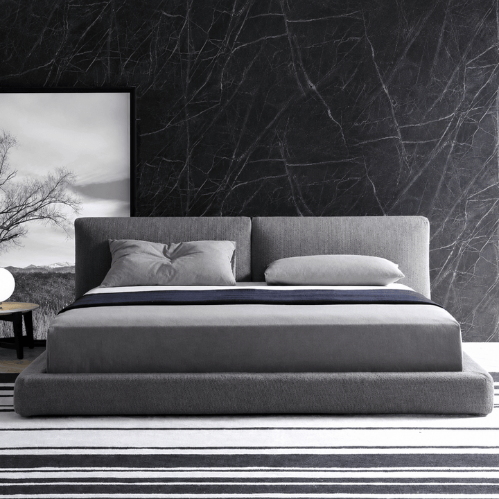 Niels Fabric Platform Bedframe - Exclusivia