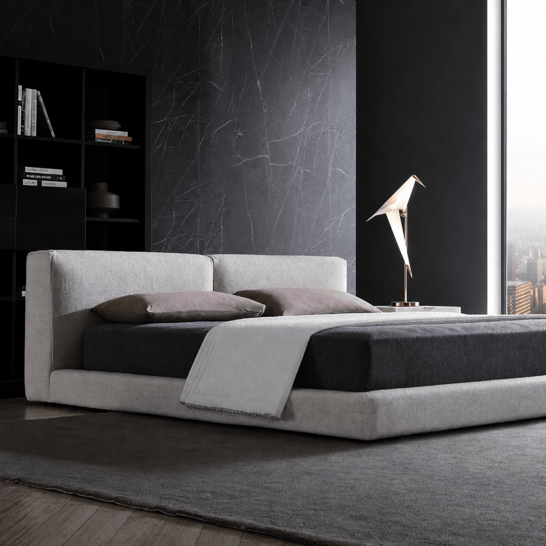 Niels Fabric Platform Bedframe - Exclusivia