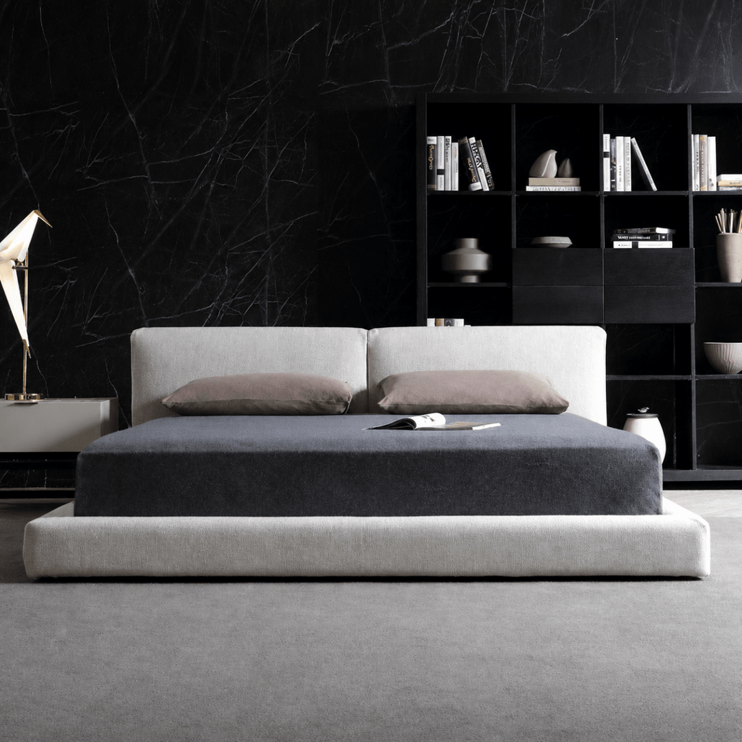 Niels Fabric Platform Bedframe - Exclusivia