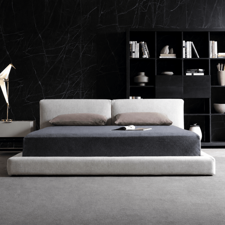 Niels Fabric Platform Bedframe - Exclusivia