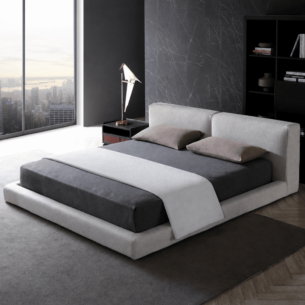 Niels Fabric Platform Bedframe - Exclusivia