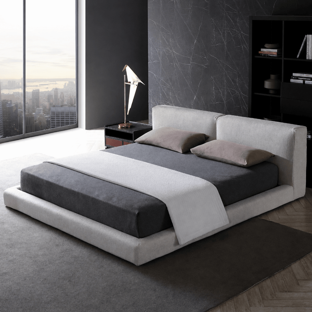 Niels Fabric Platform Bedframe - Exclusivia