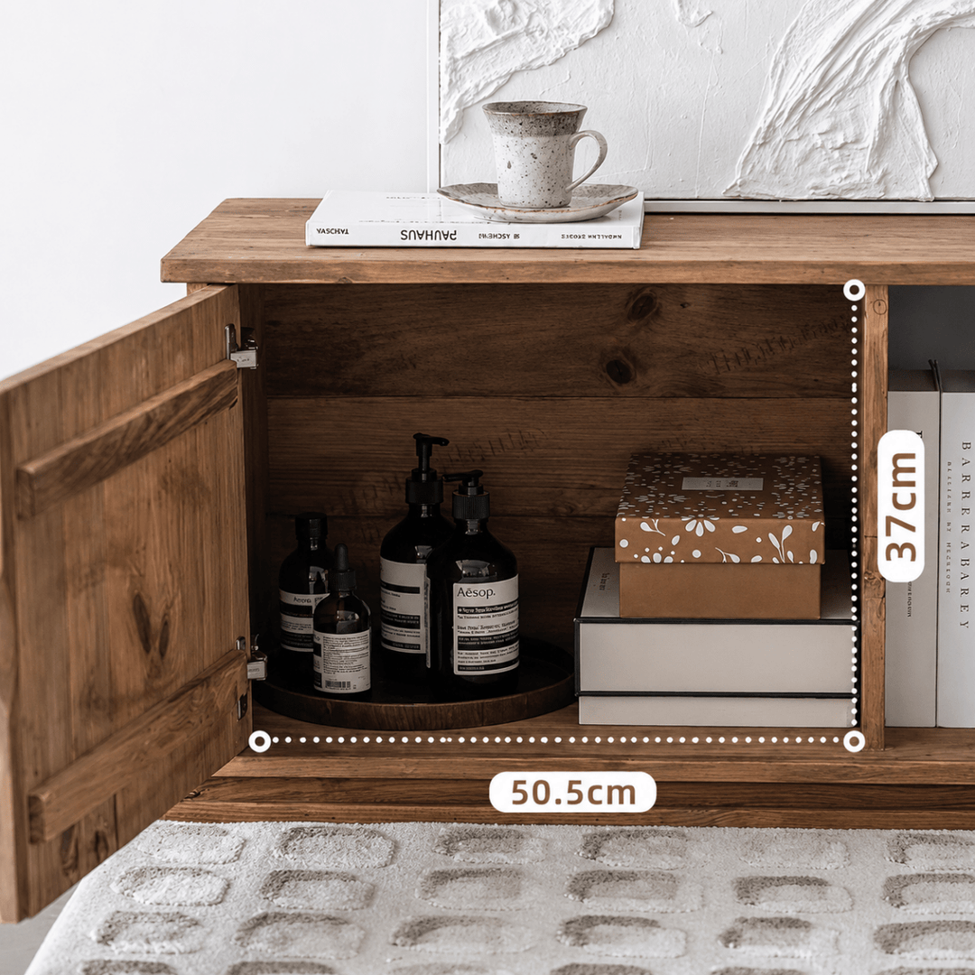 Nile Extendable Solid Wood TV Console - Exclusivia