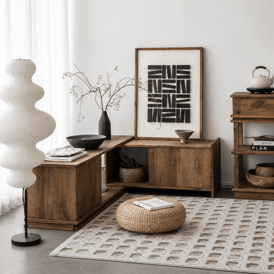 Nile Extendable Solid Wood TV Console - Exclusivia